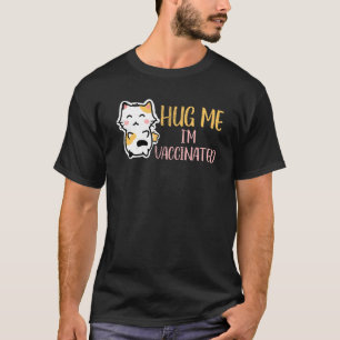 Camiseta Vacinação Vacinada Pro Vax Cute Cat