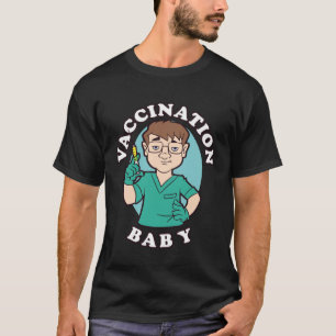 Camiseta Vacinado 2021 Eu estou vacinado contra a gripe