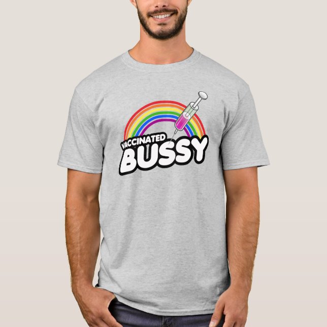 CAMISETA VACINADO BUSSY (Frente)