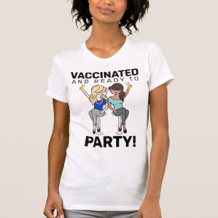 Camiseta Vacinado e pronto para festa - Cerveja