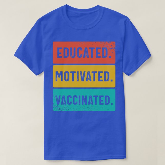 Camiseta Vacinado Motivado Educado2 (Frente do Design)