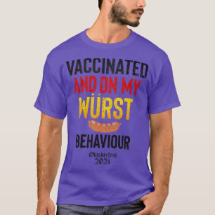 Camiseta Vacinado No Meu Comportamento De Wurst 2021