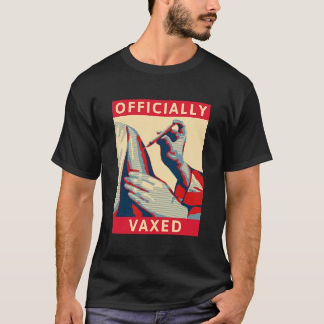 Camiseta Vacinado Oficialmente (Frente)