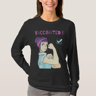Camiseta Vacinado Pensa Na Imunização De Vacinas A