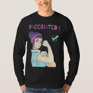 Camiseta Vacinado Pensa Na Imunização De Vacinas A