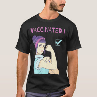 Camiseta Vacinado Pensa Na Imunização De Vacinas A