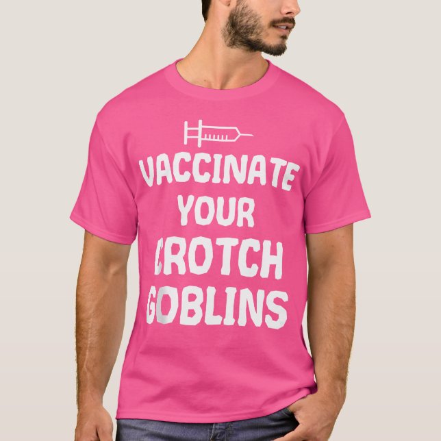 Camiseta Vacinar Os Goblins Para A Vacina Pró Docs (Frente)
