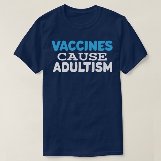 Camiseta Vacinas Causam Adultismo 30 (Frente do Design)
