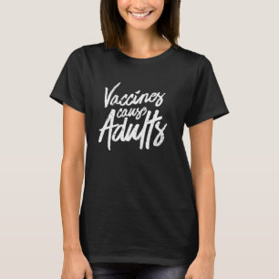 Camiseta Vacinas Causam Adultos Vacinação Gráfico Vaxxado