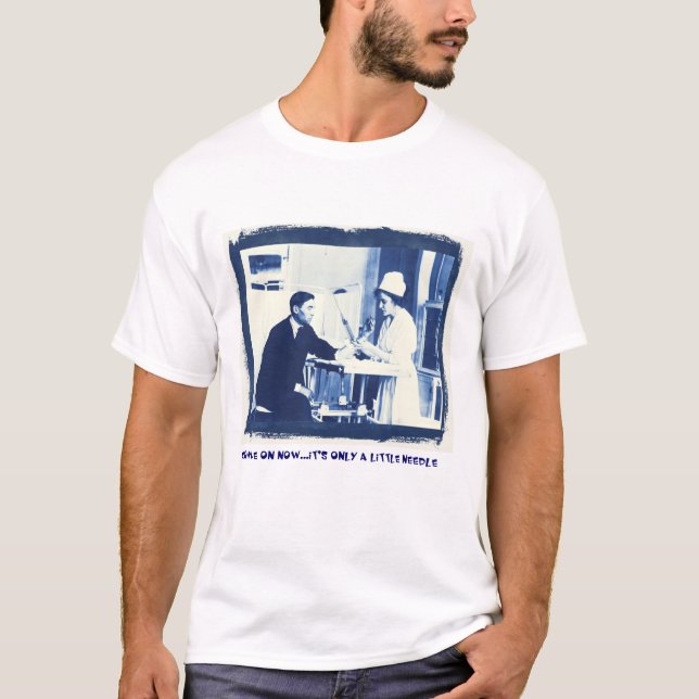 Camiseta Vacinas contra a gripe (Frente)