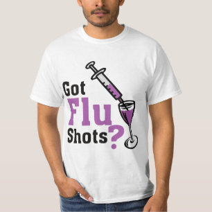Camiseta Vacinas contra a gripe obtidas dos suínos?