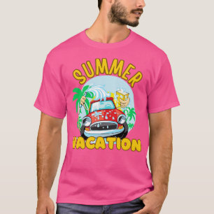 Camiseta Vacinas de Verão do Amarelo Branco da Natureza