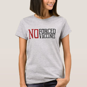 Camiseta Vacinas Não Forçadas
