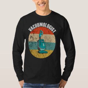 Camiseta Vacuum Cleaner Retro Vintage Vacuumologista Domést