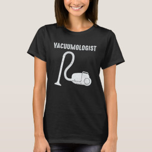 Camiseta Vacuum Cleaner Vacuumologista Homens Mulheres Retr