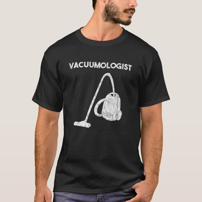 Camiseta Vacuumologista Limpador de Vácuo (Frente)