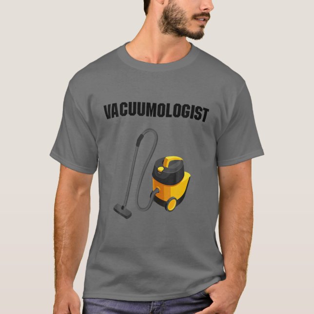 Camiseta Vacuumologista Tee Vacuums Maid Agregador Vacuum (Frente)