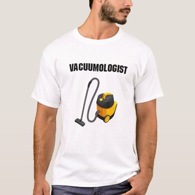 Camiseta Vacuumologista Tee Vacuums Maid Agregador Vacuum (Frente)