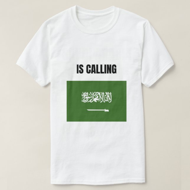 Camiseta Vaga da Arábia Saudita (Frente do Design)