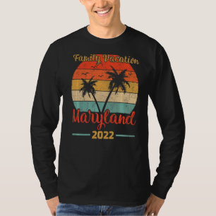 Camiseta Vaga da Família Vintage 2022 Palm Tree Maryl