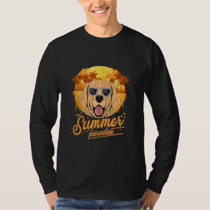 Camiseta Vaga de acampamento Verão ao ar livre da praia