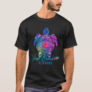 Camiseta Vaga de Tartaruga do Mar de Vero Beach, Tie Dye, 2