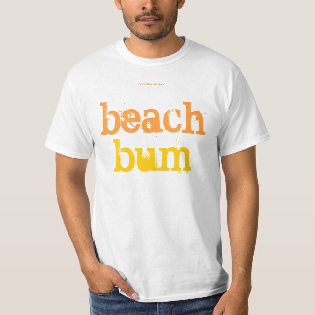Camiseta vagabundo de praia (Frente)