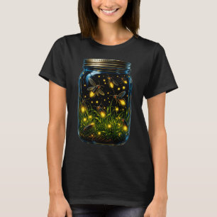 Camiseta Vagalumes Insetos Em Um Pote Brilho Inseto Relâmpa