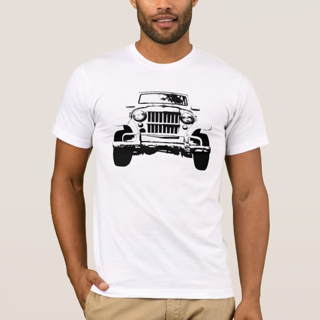 Camiseta vagão branco dos willys (Frente)