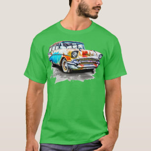 Camiseta Vagão da estação Chevy de 1957
