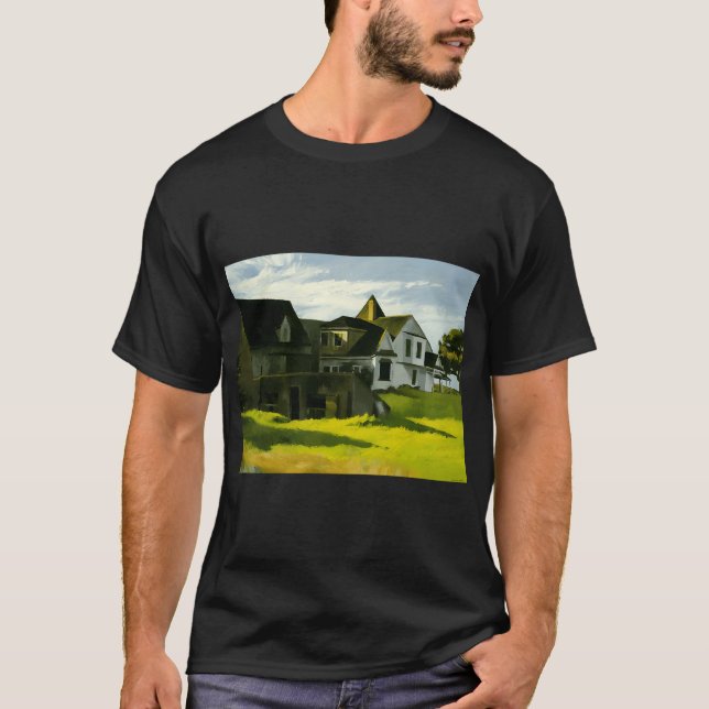 Camiseta Vagão de Compartimentos Edward Hopper (Frente)