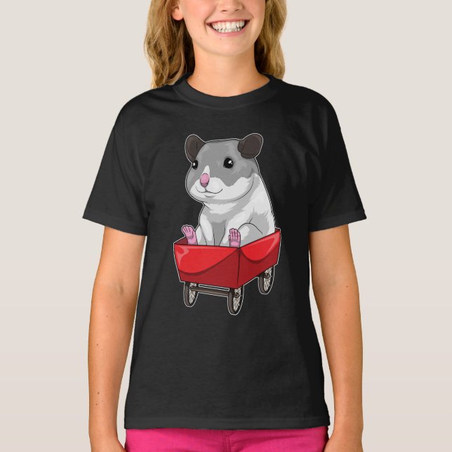 Camiseta Vagão de Hamster (Frente)