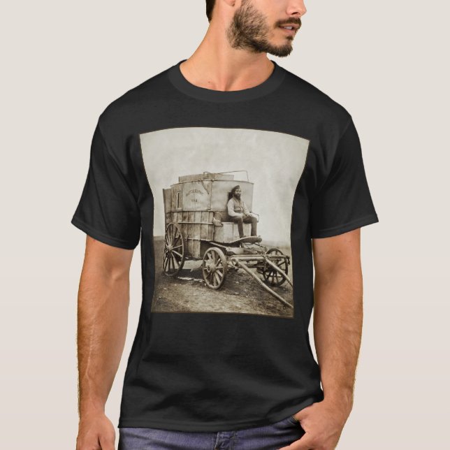 Camiseta Vagão Fotográfico de Roger Fenton Realismo (Frente)
