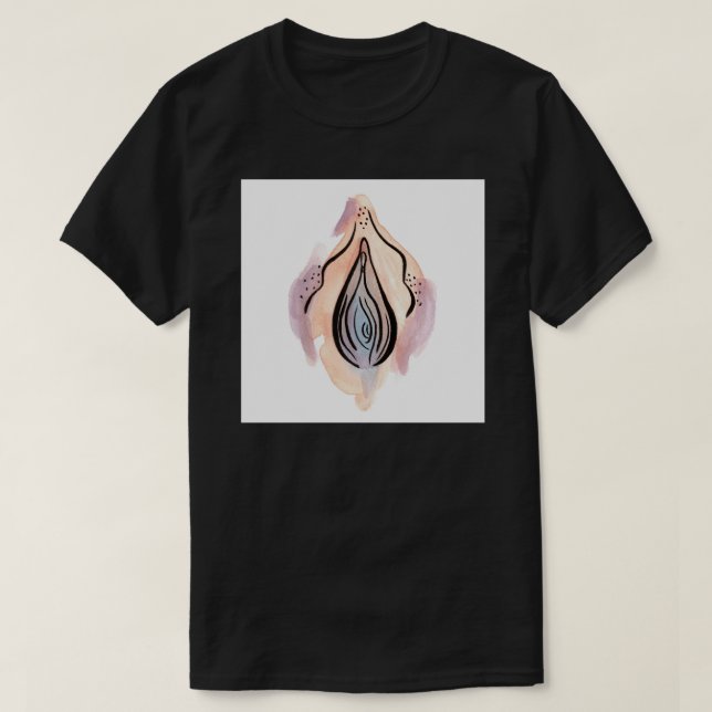 Camiseta Vagina nº 10 Art Impressão (Frente do Design)