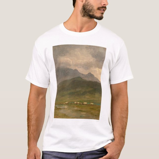 Camiseta Vagões cobertos por Bierstadt (0101A) (Frente)