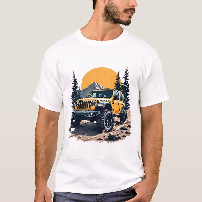 Camiseta Vagões Selvagens: Aguardam Aventuras Fora da Estra (Frente)