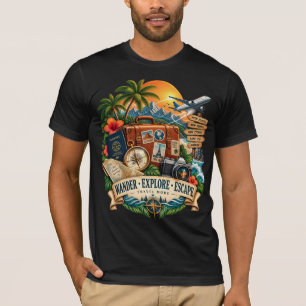 Camiseta Vague Explorar Escapar