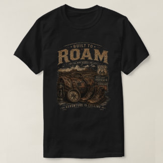 Camiseta Vague Livre na Estrada Aberta Rota 66 Vintage