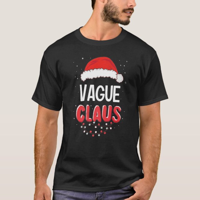 Camiseta Vague Papai Noel, Fato de Natal (Frente)