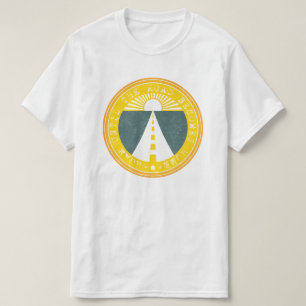 Camiseta vagueie até que a estrada se transforme casa