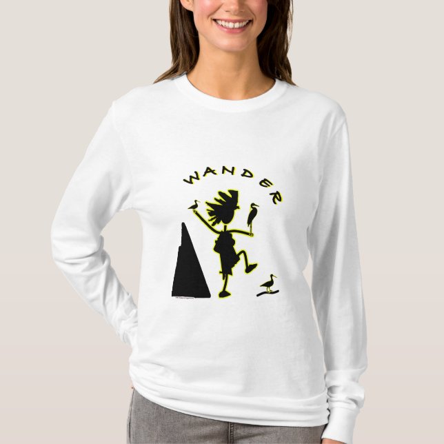 Camiseta Vagueie no preto (Frente)