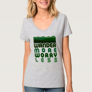 Camiseta Vagueje Mais Preocupada Menos Camisa-T