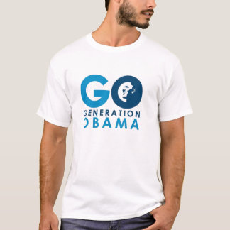 Camiseta Vai a geração Obama T branco
