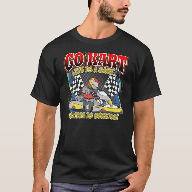Camiseta Vai a vida de Kart (Frente)