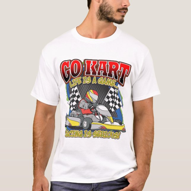 Camiseta Vai a vida de Kart (Frente)