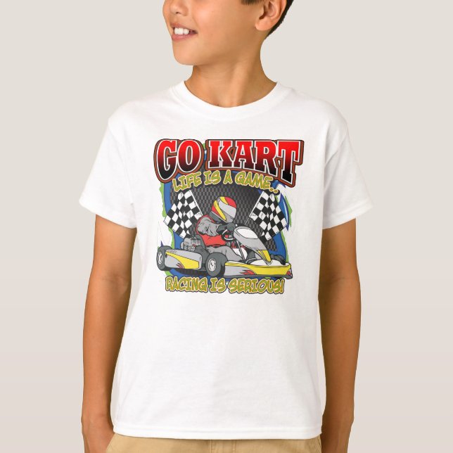 Camiseta Vai a vida de Kart (Frente)