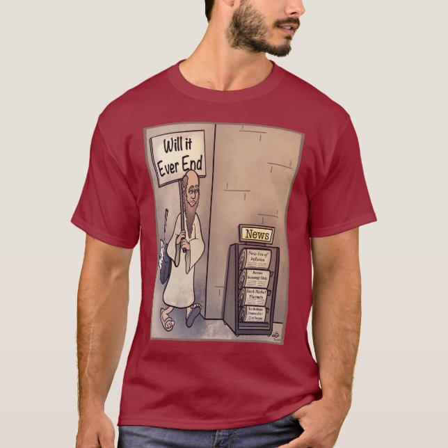 Camiseta Vai acabar com a camiseta-T de Maroon Men? (Frente)