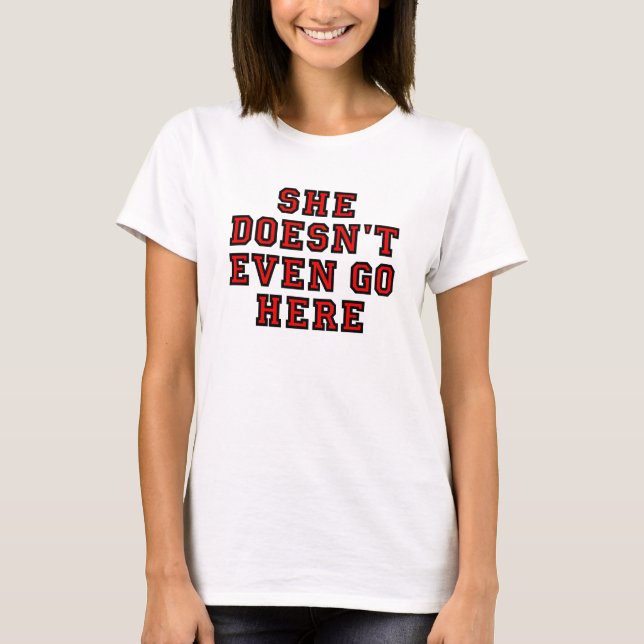 CAMISETA VAI NEM SEQUER AQUI (Frente)