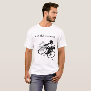 Camiseta Vai o t-shirt do ciclismo da distância