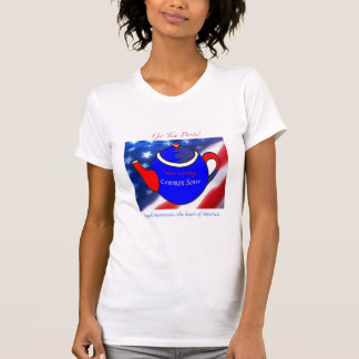 Camiseta Vai o tea party! T-shirt da bandeira